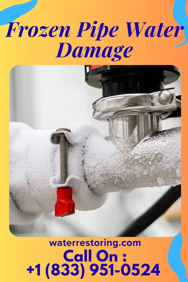 Frozen Pipe Water Damage in Oaks, OK